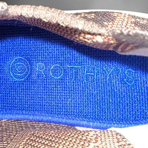 Rothy’s High Tops Leopard Print Denim Shoes - Picture 6 of 8